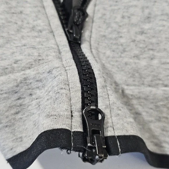 Nike Tech Fleece Hoodie Mens Small Grey Full Double Zip Sweatshirt DD4688-010 - Picture 8 of 16
